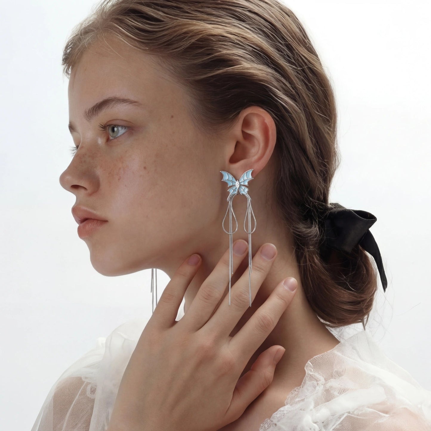 Ethereal Butterfly Earrings Luxunae