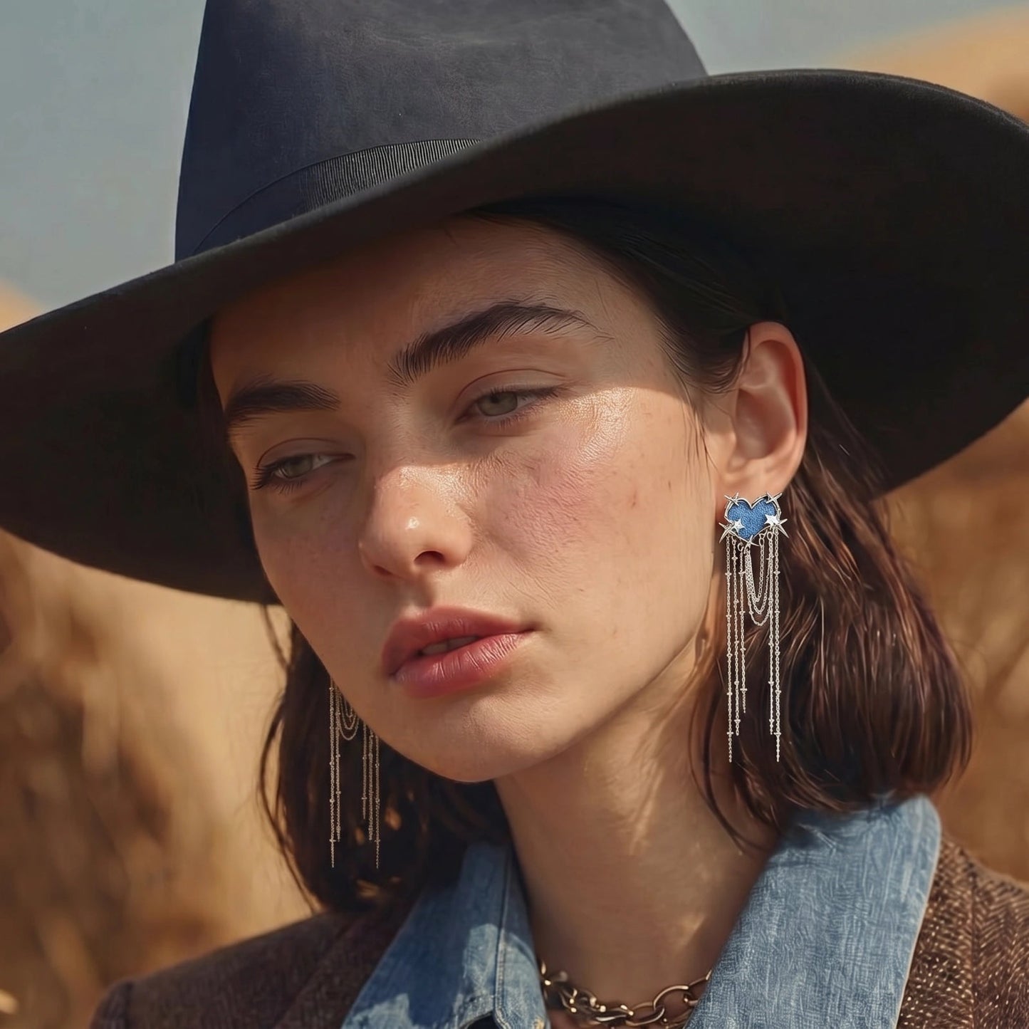 Starfall Heart Earrings Luxunae