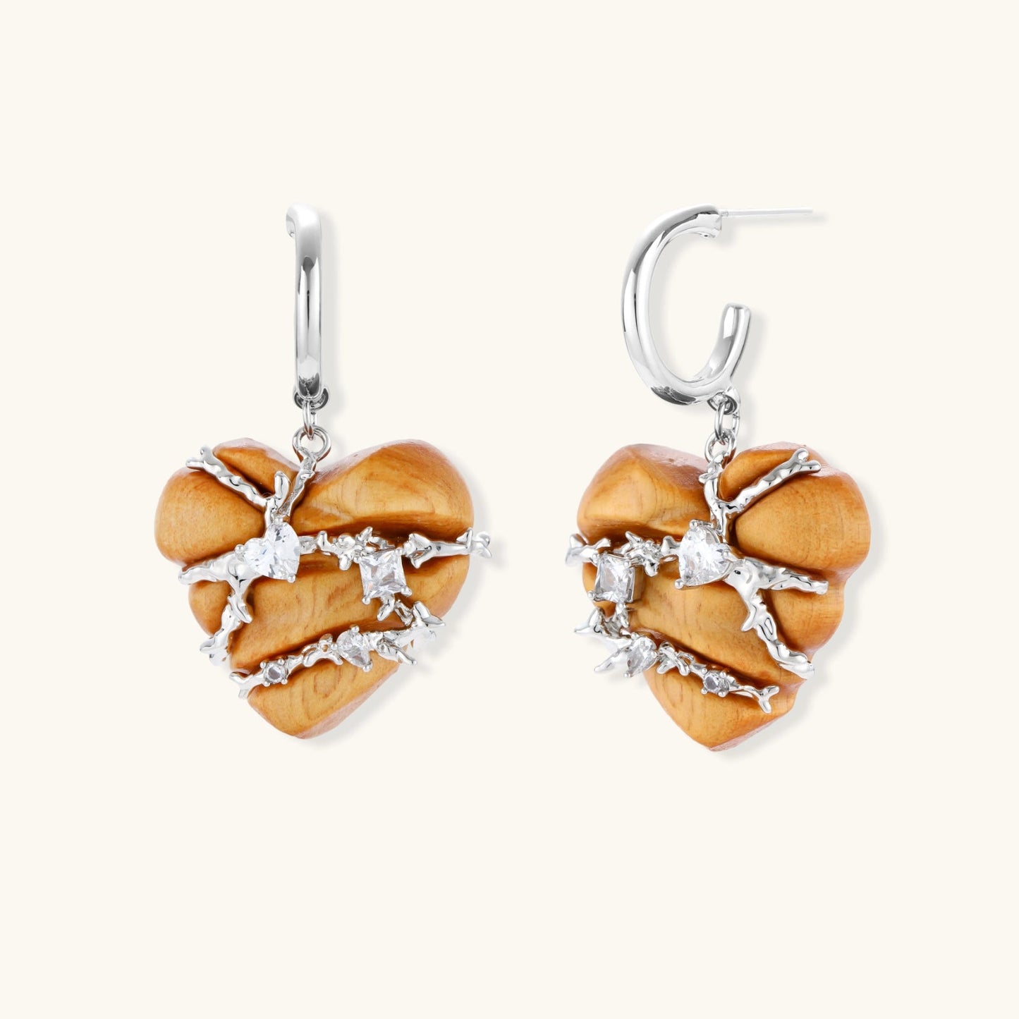 Thorned Heart Earrings Luxunae