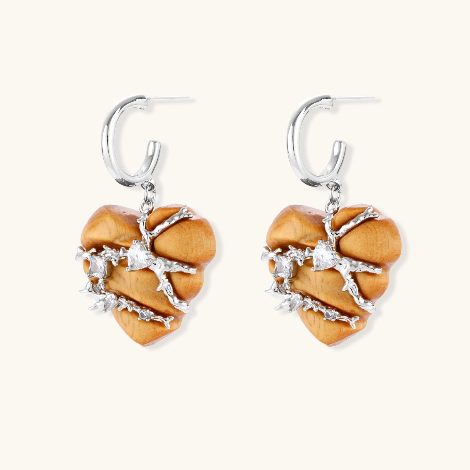 Thorned Heart Earrings Luxunae