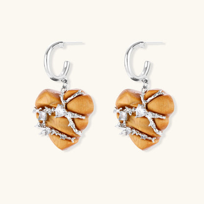 Thorned Heart Earrings Luxunae