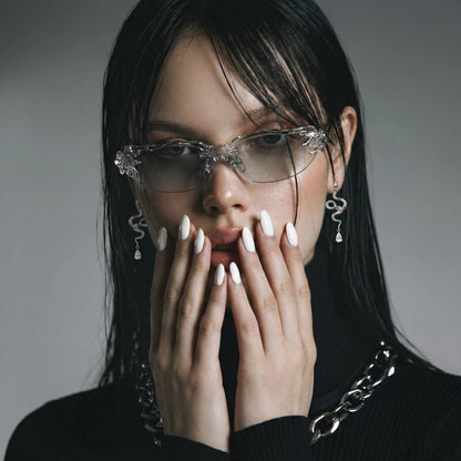 Serpentine Crystal Drops Luxunae
