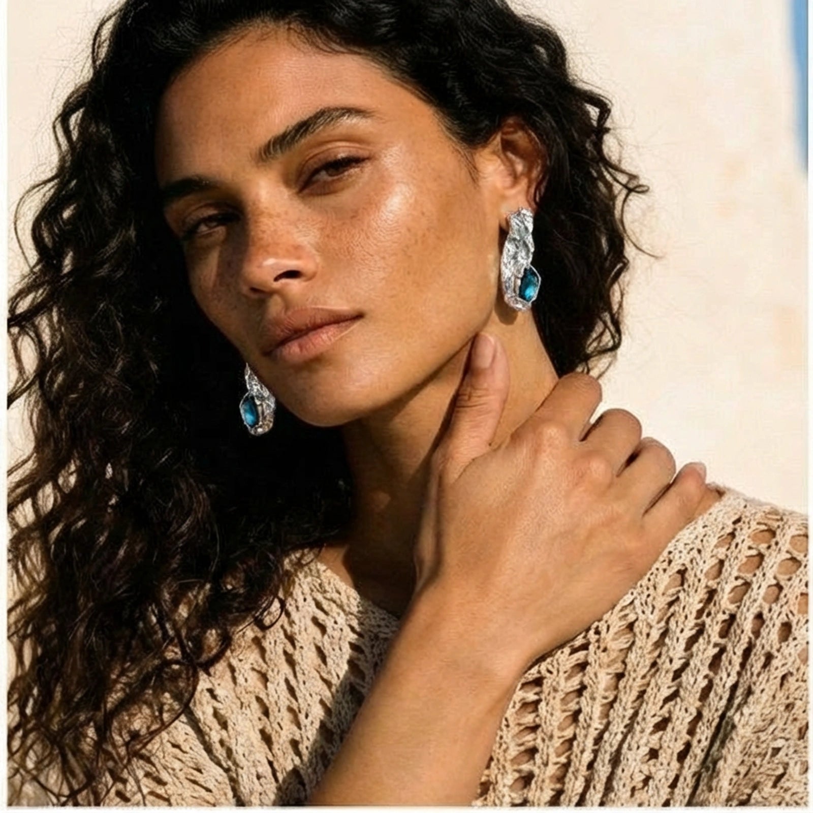 Molten Dreams Drop Earrings Luxunae