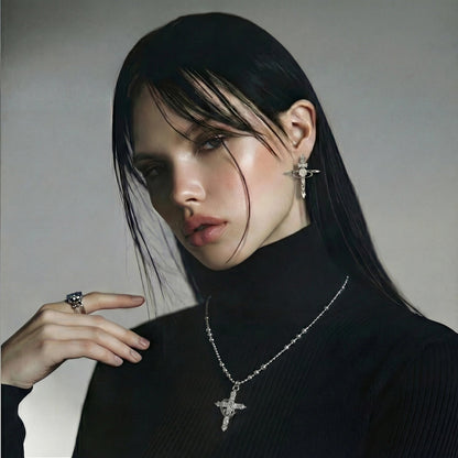 Divine Grace Cross Necklace Luxunae
