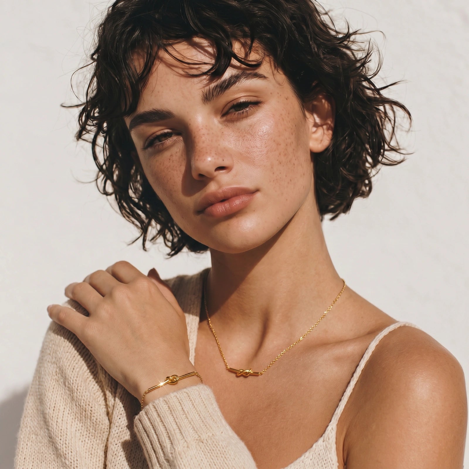 Twisted Knot Bar Bracelet Luxunae