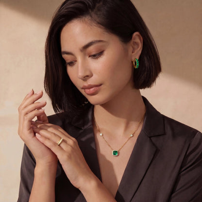 Emerald Dreams Necklace Luxunae