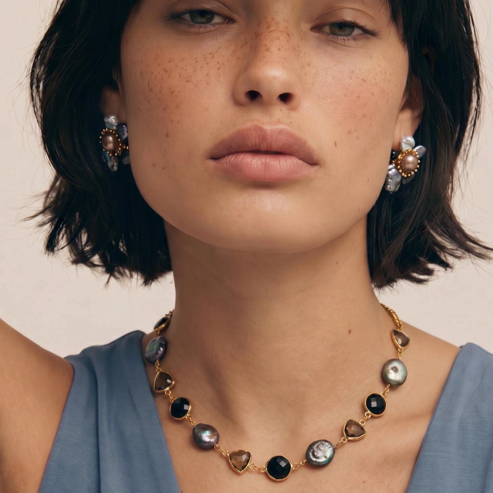 Baroque Luxe Statement Necklace Luxunae