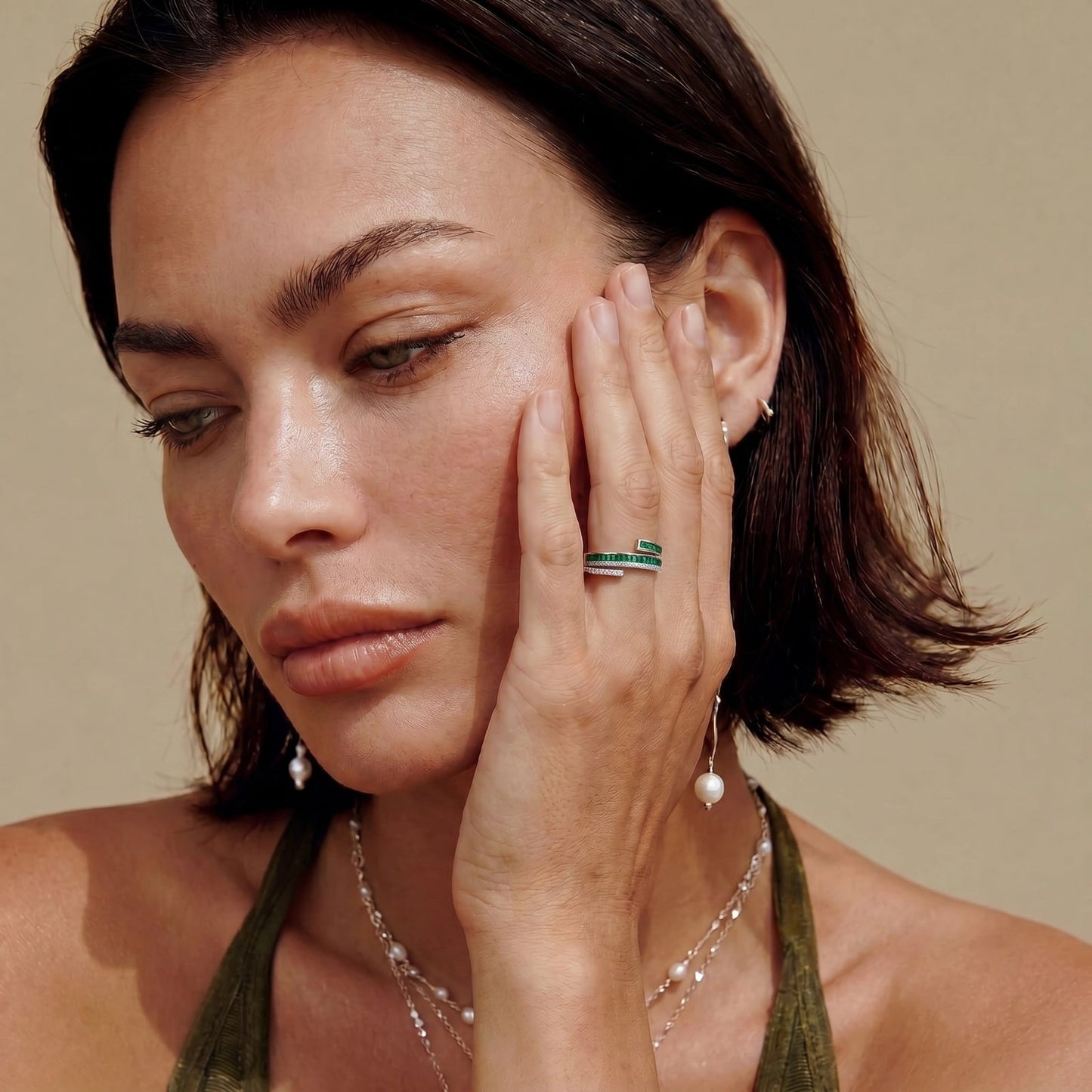 Emerald Layers Ring Luxunae